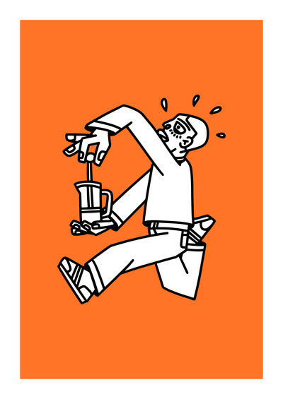 Coffee Run | Orange
