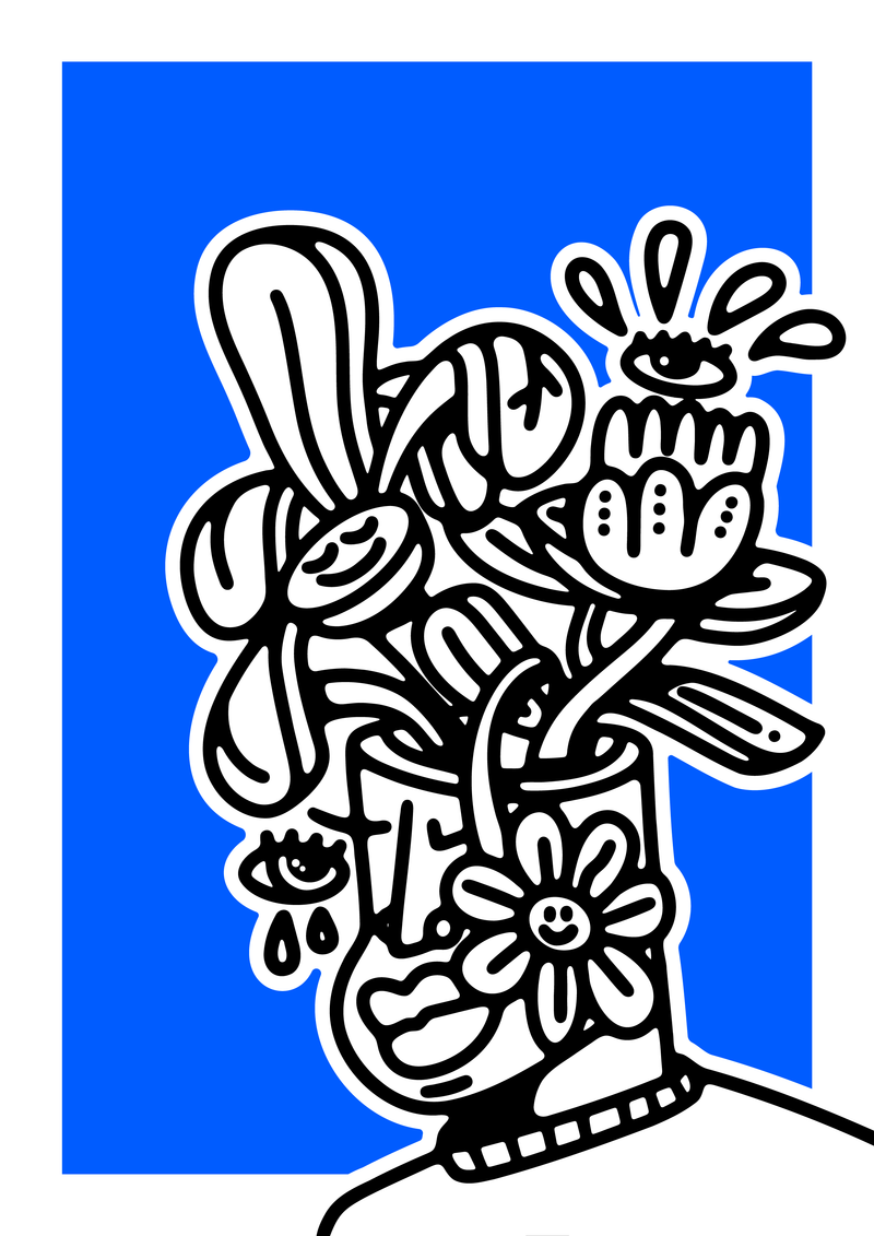 Pot Head | Blue